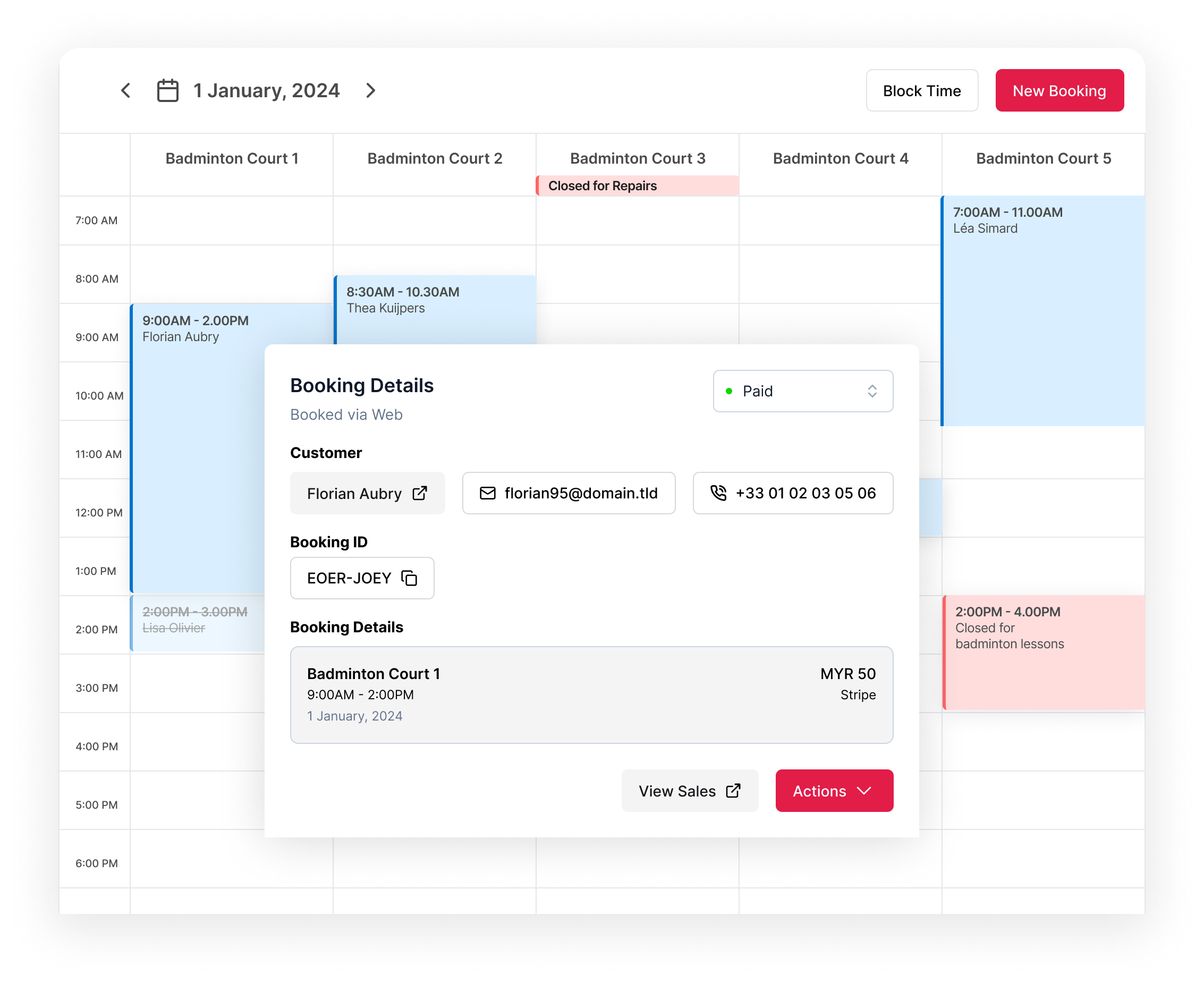 Thymeslot free online booking software for short term rentals